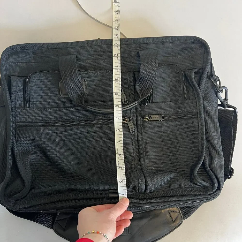 TUMI FXT Ballistic Nylon Compact Large Screen Computer Briefcase Bag